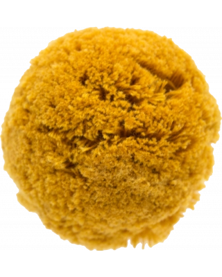 Cotton pom pom 7cm, ochre