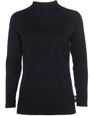 PEPPI turtleneck top, black