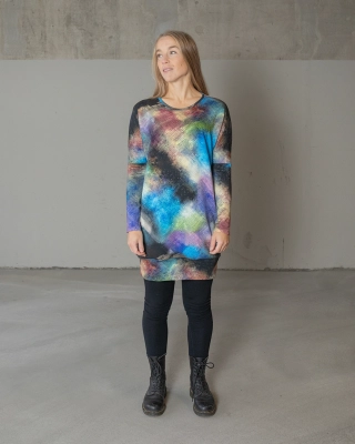 POLKU tunic, Space, blue