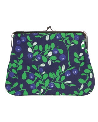 FRAME PURSE 21x16cm, Varpu, bluberry - green