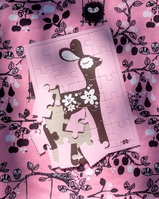 PUZZLE, Bambi, light pink