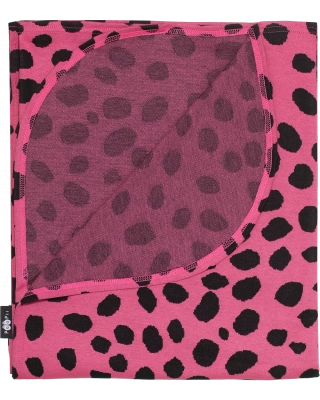 FILT jacquard, Cheetah dots, pink