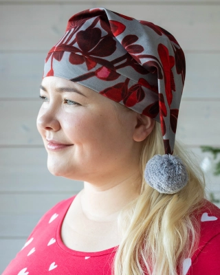 CHRISTMAS HAT, Glow, grey