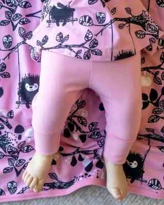 BABY LEGGINGS, light pink