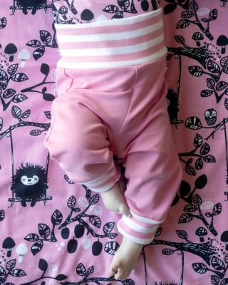 BABY SISU sweatpants, light pink