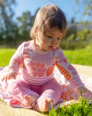 ONESIE, Park, soft pink - light pink - orange