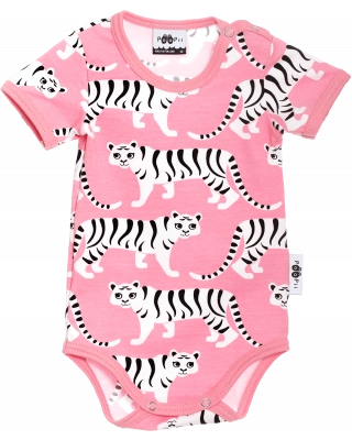 ONESIE SHORT SLEEVE, Tigerparade, light pink