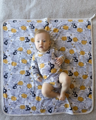 BABY BLANKET, Hilda, sand - ochre